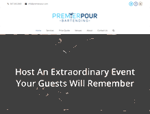 Tablet Screenshot of premierpour.com